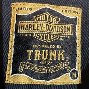 Harley Davidson limited edition black button up shirt